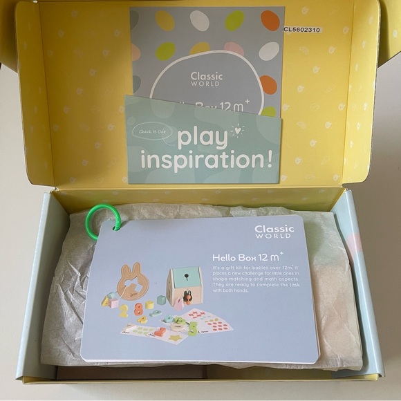 Classic World Hello Box #10029 - Pastel Wood Education Kit For Children 12M+ - Picture 6 of 16